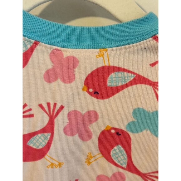 Hanna Andersson Baby Bird Pattern Organic Cotton Footless Pajamas 18-24 Months - Picture 3 of 5